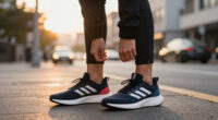 Miss Claire Sullivan Brings High Fashion To The Adidas ADIZERO EVO SL Zip