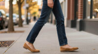 Bootcut Jeans Are Trending—This Timeless Autumn Flat Shoe Trend Makes Them Look Best