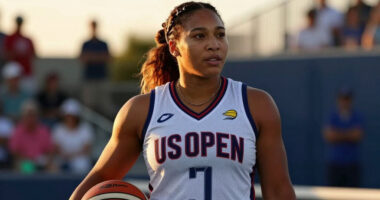 Naomi Osaka Pays Tribute To NBA Star Allen Iverson In Basketball-themed US Open Outfit