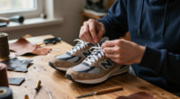 New Balance Swaps Suede For Leather And Nubuck On The 990V4 Made In USA "Navy/Meteorite"