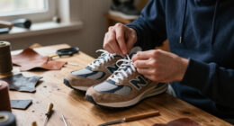 New Balance Swaps Suede For Leather And Nubuck On The 990V4 Made In USA "Navy/Meteorite"