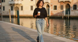 Off-Duty Celebrities In Venice Are Wearing This Specific New-Season Jeans Trend