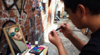 Only Kim Shui Would Hold A Peacock-Inspired Show In An Alleyway