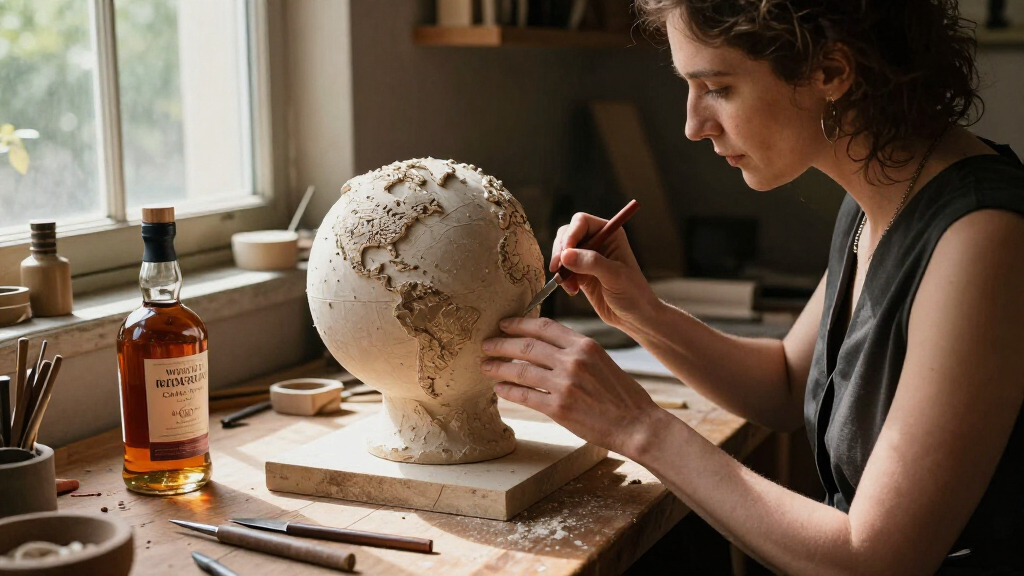 World’s Oldest Whisky Comes In A Daniel Arsham Sculpture