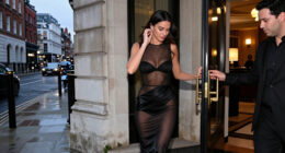 Emily Ratajkowski Takes The Naked Dress Trend To London