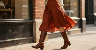 How To Wear Long Granny Skirts With ‘70S Boots