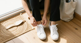 It's Official: This Legging Trend Makes White Sneakers Look So Much More Up-to-Date
