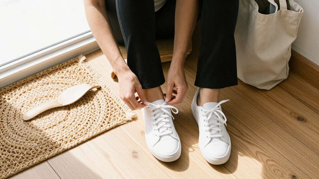 It's Official: This Legging Trend Makes White Sneakers Look So Much More Up-to-Date