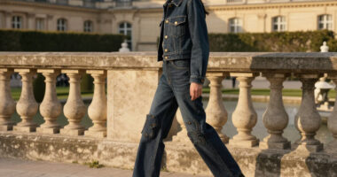 Zendaya's Louis Vuitton Look Is French-Girl Denim Meets Versailles Drama
