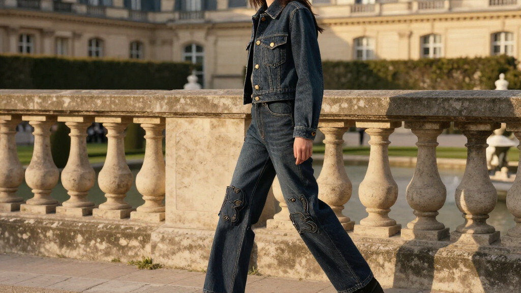 Zendaya's Louis Vuitton Look Is French-Girl Denim Meets Versailles Drama